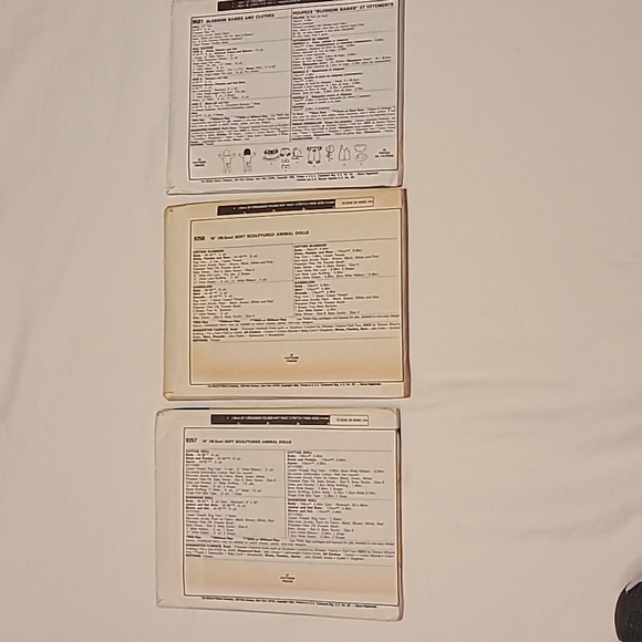 Blossom Babies McCalls Sewing Patterns 9258 9257 9581 Stuffed Toy - Picture 5 of 16